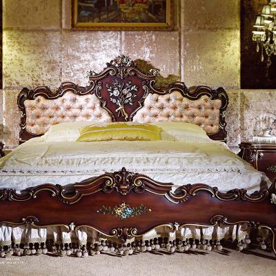 China Bedroom Furniture Design Wooden European Style North Europe China Antique Set Wood House Room Solid South Material Origin Type for sale