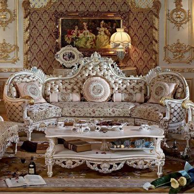 China livinroom Furniture Design Wooden European Style Antique Set Wood House Room Solid Material Origin Type for sale