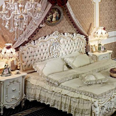 China European style bedroom Furniture Design Wooden European Style Antique Set Wood whole House furnitures for sale