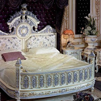 China Bedroom Furniture Design Wooden European Style Europe Antique Set Wood House Room Solid wood bed table sofa for sale