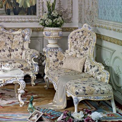 China livinroom Furniture Design Wooden European Style Antique Set Wood House Room Solid wood fram sofa table chair for sale