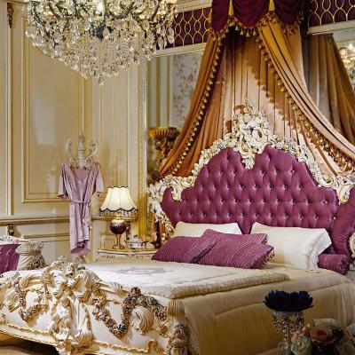 China Luxury Bedroom Furniture Sets European Antique whole House customization handmade French classic solidwood carved furnitures for sale