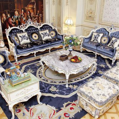 China livinroom Furniture Design Wooden European Style Antique Set Wood House Room Solid Material Origin Type bedroom furniture set for sale