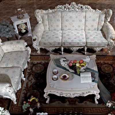 China design French princess style classical furniture living room sofa set luxury european living room furniture set for sale