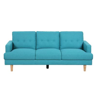 China Modular Minimalist Fabric 3+2 Sofa Furniture Blue Sofa Set Modern for sale