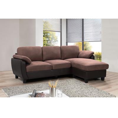 China Contemporary Modern Wood Fabric Corner Comfort Sectional Sofa for sale