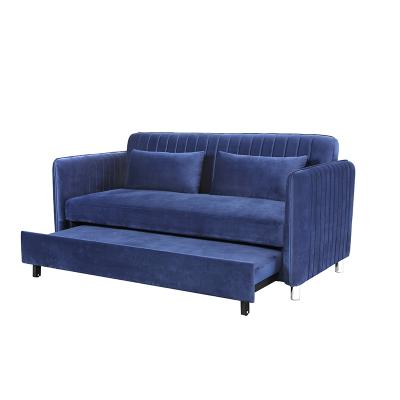 China (Other) High Quality Fabric Adjustable Pull Out Sofa Bed Modern Folding Couch Sofa Cum Convertible Luxury Bed for sale