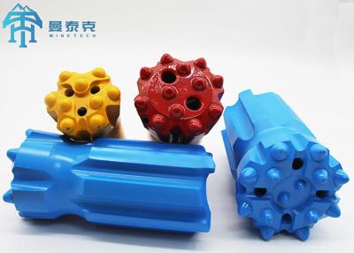 中国 89mm T38 T45 T51の炭素鋼の引き込み式の糸ボタン ビット石の穴あけ工具 販売のため