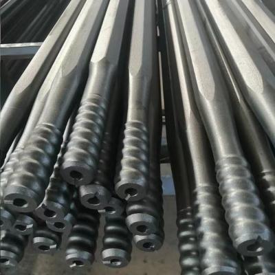 China R32 Threaded Drill Rod Top Extension Thread Drill Rods For Mining Tunneling for sale