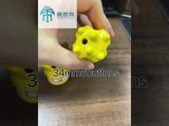 34mm 6buttons 11° 7° Jack hammer drill bit for rock drilling