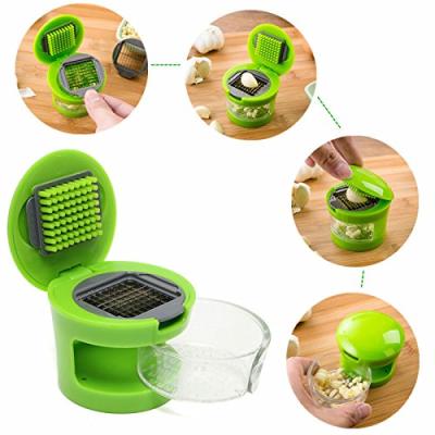 China Viable Garlic Chopper Hand Presser With Stainless Steel Blades Kitchen Tool for sale