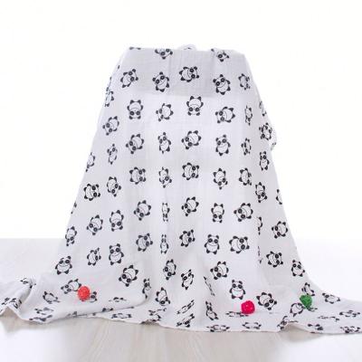 China QUICK DRY Pattern Printed Baby Carriage Outside Muslim Baby Wrap Wrap Wrap Blanket for sale