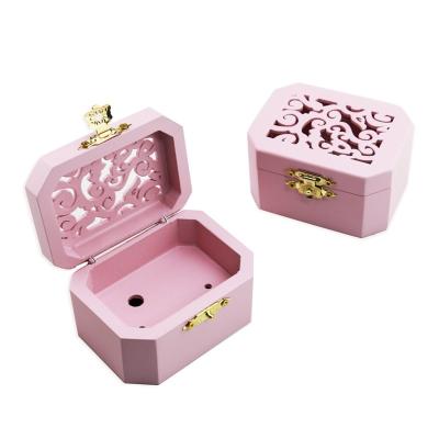 China Make Music Gift Factory Custom Hollow Music Box Wind Up Music Box For DIY Music Box for sale