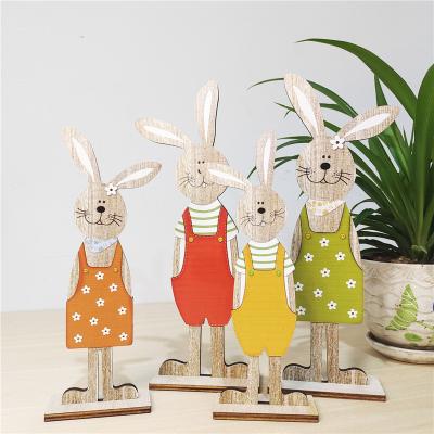 China China New Arrival Wooden Rabbit Shape Easter Decoration for sale