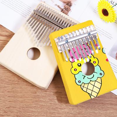 China Hot Sale Art Painting Material Parts Blank Diy Decoration Kalimba for sale