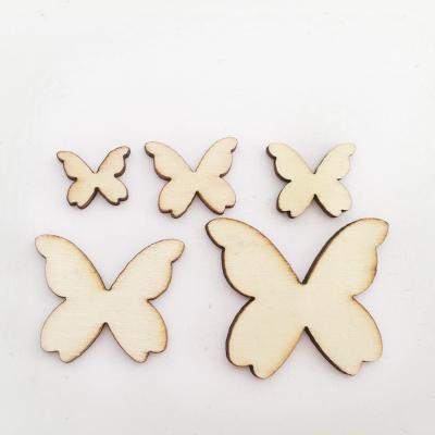 China Europe DIY Manual Wood Chips Butterflies Wood Chips Custom Wood Chips Bulk for sale