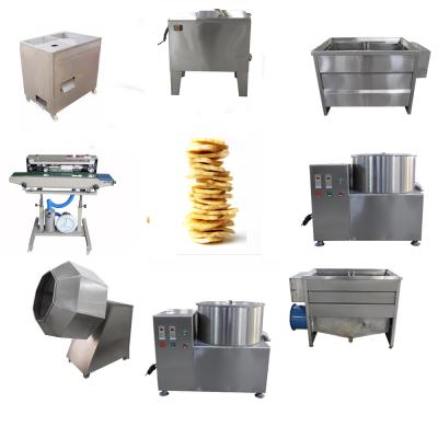 China High Efficient Durable Plantain Chips Making Machine Banana Chips Production Line Slicer Frying Fryer for sale