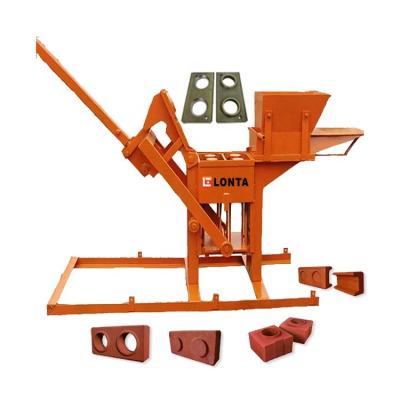 China QMR2-40 Better Price Small Interlock Hollow Paver Soil Cement Brick Making Machine In Ghana for sale