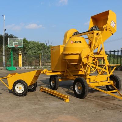 China diesel cement mixer engine with lifting bucket wheelbarrow pulley bracket for sale