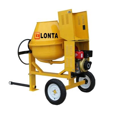 China Small Size Diesel Gasoline Electric one Bag Cement Concrete Drum Mixer Machines 350L 400L 500L 600L 700L for sale