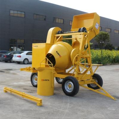 China China Diesel Engine Mobile Concrete Mixer Machine with Winch Price for Construction Works for sale