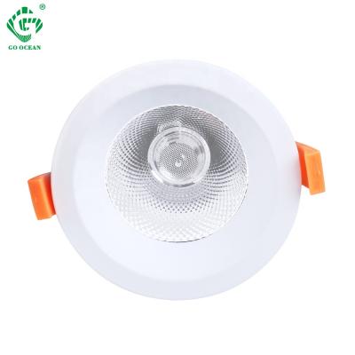 China Residential High CRI 95 Warm White Retrofit Rebate Narrow Angle Led Downlight Fit Fitting To House Commercial Bathroom Down Light for sale