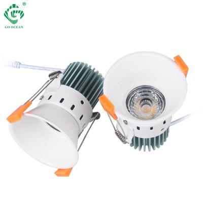 China Residential Hot Selling 10W Slim Surround Stainless Steel Led Down Lights For Showrooms Concerts Shower Downlights for sale