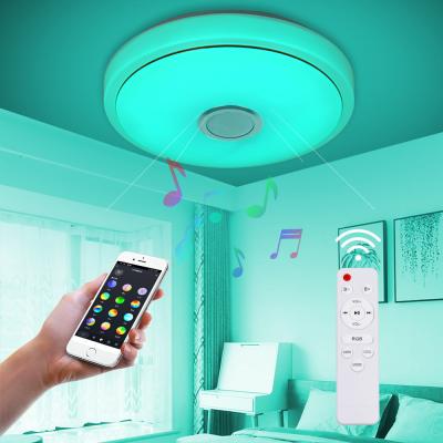 China Modern Decorative Indoor Lighting SMD 2835 5050 85-265V RGB LED Surface Colorful Ceiling Light Down Light Indoor Panel Lamp For Living Room for sale