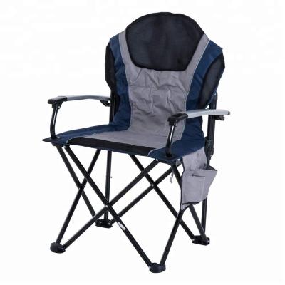 China MAXIMUM LOADING CAPACITY: Supports up to 400lbs outdoor side storage pocket folding padded hard arm camping chair for sale