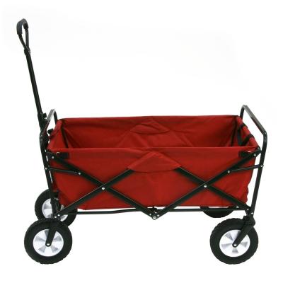 China Traditional Outdoor Portable Camping Folding Cart With PU Liner for sale