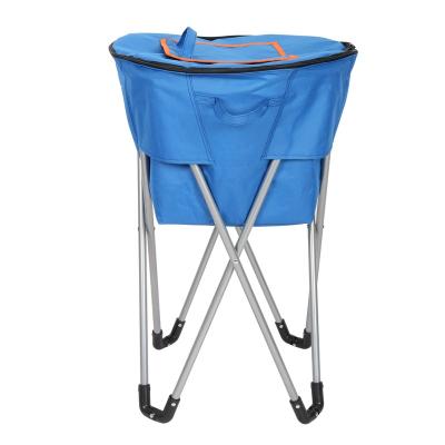 China Waterproof Outdoor Beach Portable Cooler With Bag Standing Wine Rack Picnic Cooler Folding Cooler Bag for sale