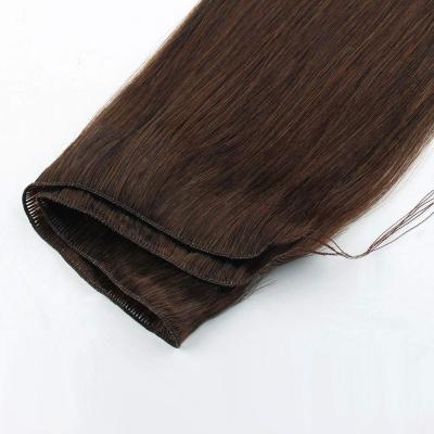 China Tangle Free Top Quality Cuticle Aligned Hair Double Hand Drawn Tied Hair Weft Extensions for sale