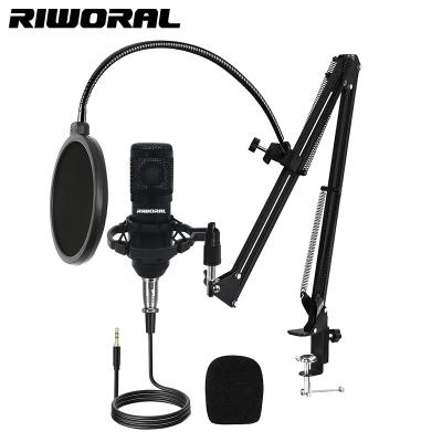 China Riworal BM800-XL Professional USB Microphone Riworal BM800-XL Usb Game Mic Studio Computer Recording Live Condenser Microphone for sale