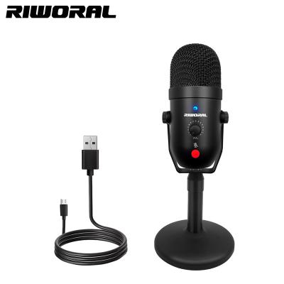 China Hot selling USB microphone RA240 2022 condenser MIC professional studio youtuber recording microphone for Live for sale