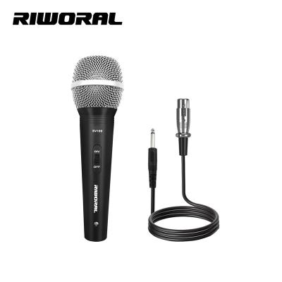 China Hot Selling Handheld Microphone SV100 Professional Supercardioid Wired Karaoke Singing Dynamic Microphone for sale