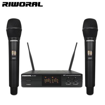 China New stysem 2 Handheld Professional Wireless Channel Riworal SLXD4 Microphone UHF Handheld Microphone for sale