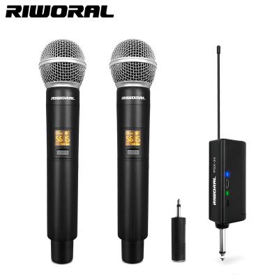 China Karaoke/KTV PGX24 2022 New Professional UHF 1for 2 Recording MIC studio karaoke wireless microphone for teaching for sale