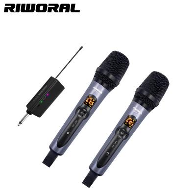 China Hot Selling Professional Karaoke Performance Audio 2 Channel Handheld UHF Microphone EH2 Universal Wireless Microphone for sale