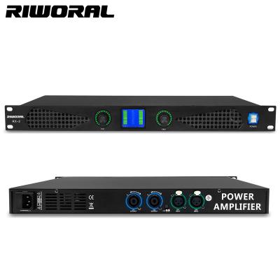 China Hot Selling RX2 2022 High Power Amp Professional Sound System Digital Power Amplifier To Run RX2 for sale