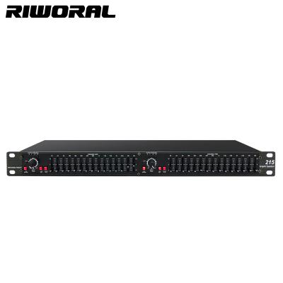 China hot sale professional audio 215 control correcting equalizer 215 double frequency band equalizer 215 graphics for sale