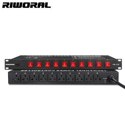 China YK110 New Product 10 Channels Performance Audio Equipment Essential Power Sequence DJ Controller YK110 for sale