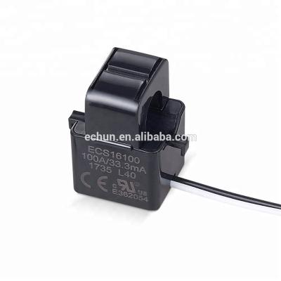 China 100A Magnetic Sensor Split Core Current Transducer Easy Mount for sale