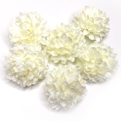 China Hot Selling Eco-friendly BSCI FSC Certification Indoor Decoration White Silk Carnation Artificial Flowers for sale