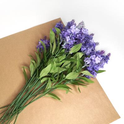 China Factory Supply Eco - Friendly Wedding Artificial Lavender Flowers From China for sale