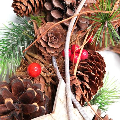 China Eco - Friendly Premium Quality Low Price Christmas Twig Wreath Wedding Party For Door for sale