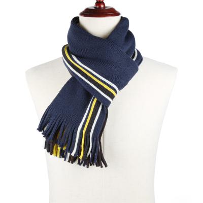 China Soft Smooth Feeling Zhonghe China Men Brand Trendy Luxury Handmade Acrylic Scarf Knitting for sale