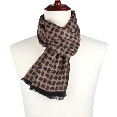 China Soft Smooth Feeling Zhonghe Custom Men Luxury Designer Brown Plaid Acrylic Winter Scarf for sale