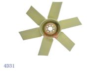 China 6 blade 8 holes 4D31 Excavator Part cooling radiator fan Engine Fan for sale