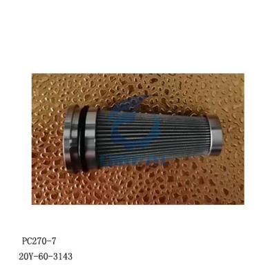 China PC270-7 Excavator Hydraulic Pump Filter 20Y-60-3143 en venta