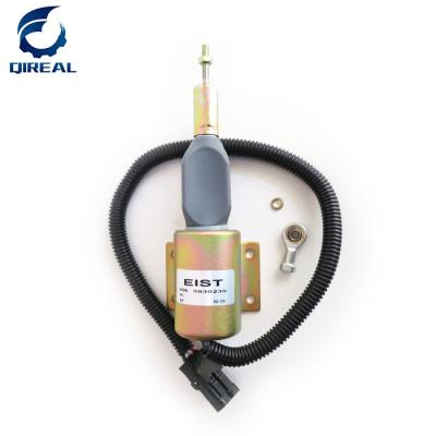 China Excavator Fuel Stop Solenoid Shutoff Solenoid 12V Diesel Fuel Solenoid Valve 3935431 for sale